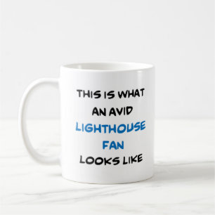 lighthouse fan, avid coffee mug