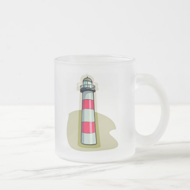 Lighthouse Frosted Mug (Right)