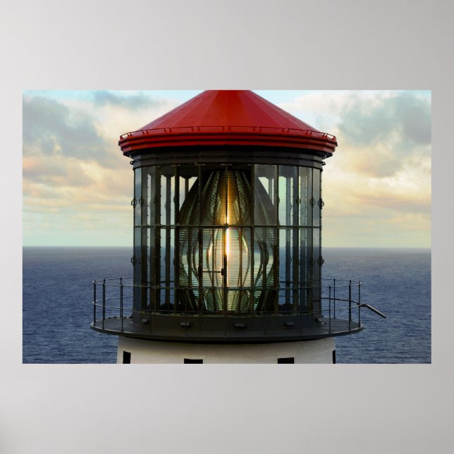 Lighthouse Glass Poster (Front)