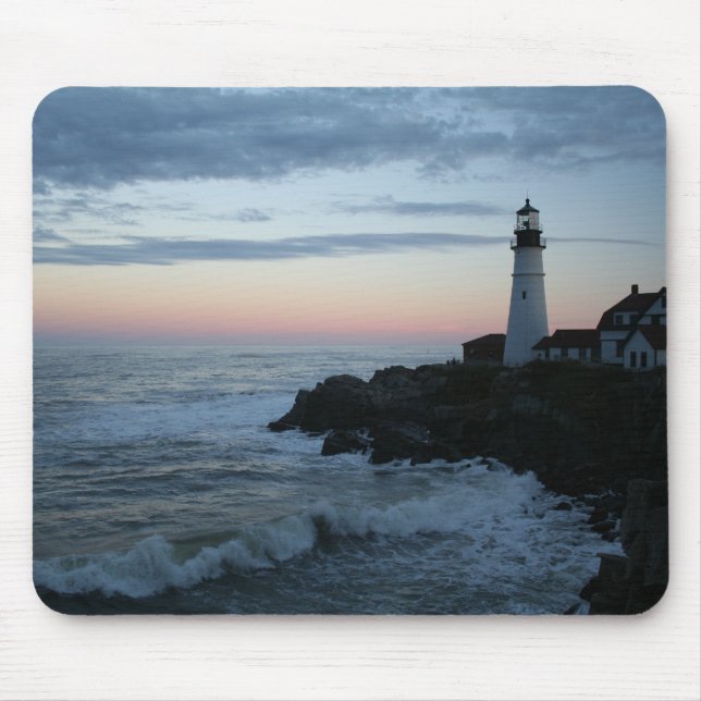 Lighthouse, Glorious Sunset! Mouse Mat (Front)
