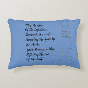 Lighthouse Glow Decorative Cushion