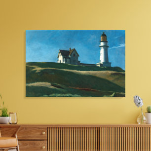 Lighthouse Hill Edward Hopper Canvas Print