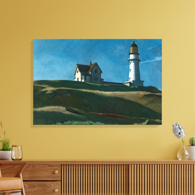 Lighthouse Hill | Edward Hopper | Canvas Print (Insitu(LivingRoom))