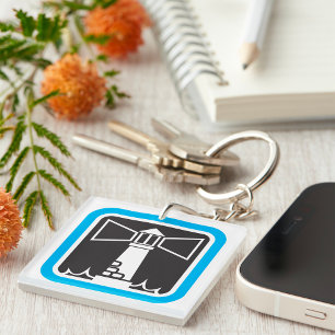 Lighthouse Icon Keychain