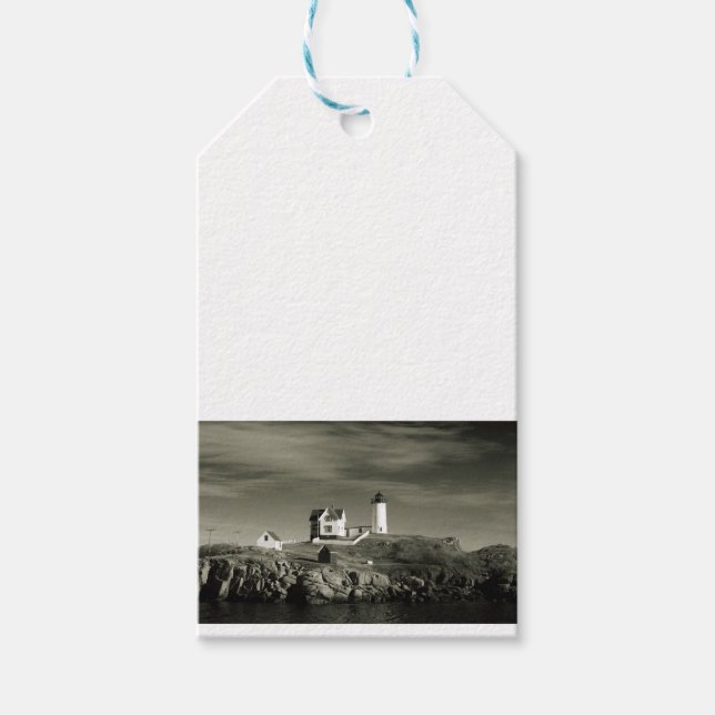 Lighthouse in Maine Gift Tags (Front)
