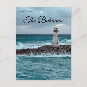 Lighthouse in Nassau The Bahamas Postcard