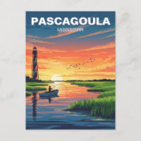 Lighthouse in Pascagoula Mississippi