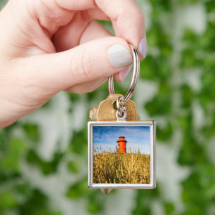 Lighthouse in Stykkisholmur, Iceland Key Ring