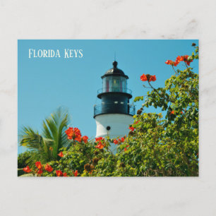 Lighthouse in the Florida Keys Postcard