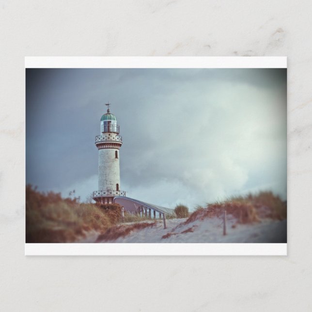 Lighthouse in Warnemuende in Germany Postcard (Front)