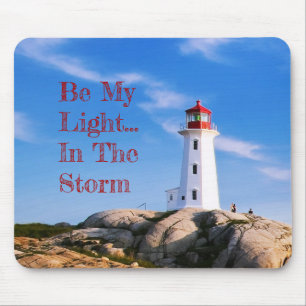 Lighthouse, Inpirational, Mouse Mat