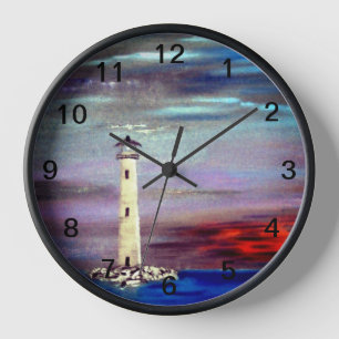 Lighthouse Island Clock