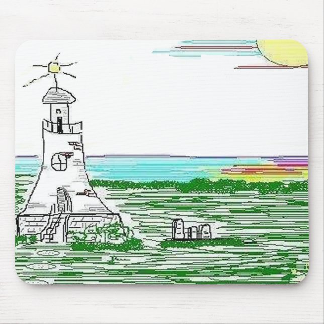 Lighthouse ©jlp mouse mat (Front)