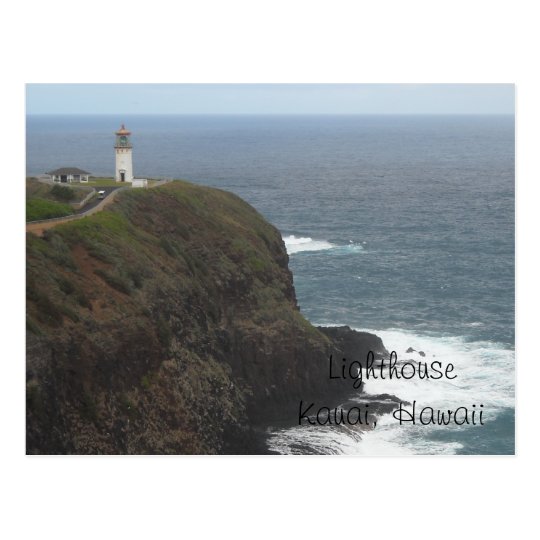 Lighthouse - Kauai, Hawaii Postcard