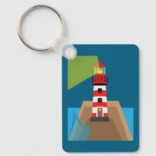 Lighthouse Key Ring