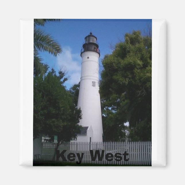 lighthouse_keywest, Key West Magnet (Front)