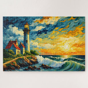 Lighthouse Landscape Jigsaw Puzzle