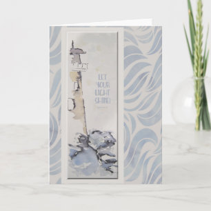 Lighthouse--Let your light Shine! Card