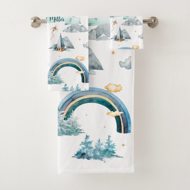 Lighthouse Lullabies Bath Towel Set (Insitu)