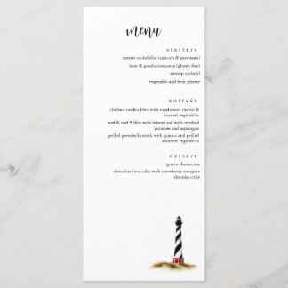 Lighthouse Menu