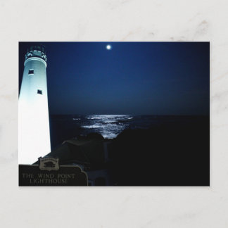 Lighthouse Moonlight - "Let Me Be Your Light" Postcard