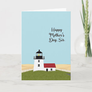 Lighthouse Mothers Day View Card