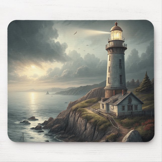 Lighthouse Mouse Mat (Front)