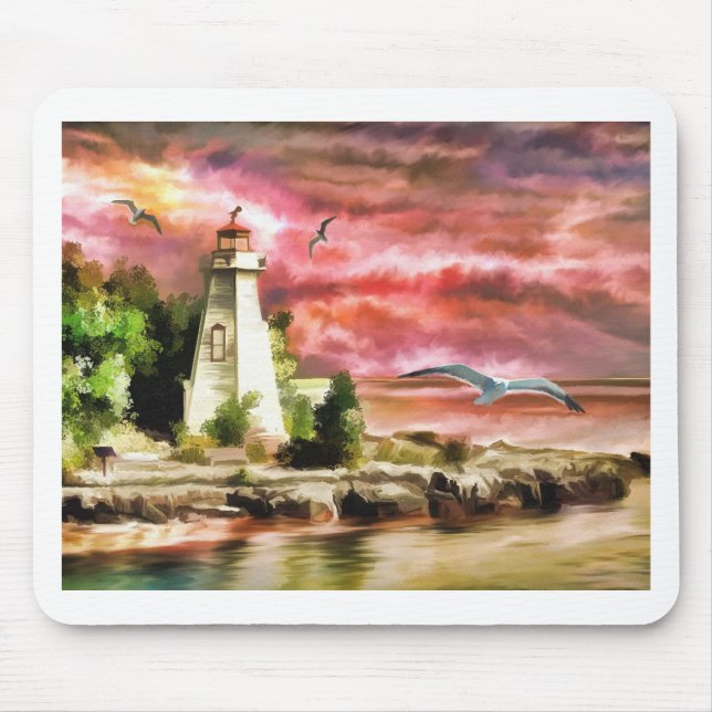 Lighthouse Mouse Mat (Front)