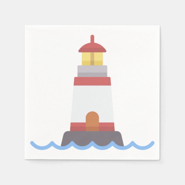 Lighthouse Napkin (Front)