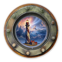 Lighthouse Nautical Porthole Drawer Knobs