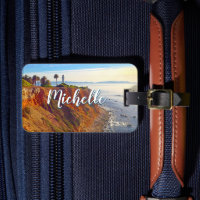 Lighthouse Ocean Photo Custom Name CA Vacation