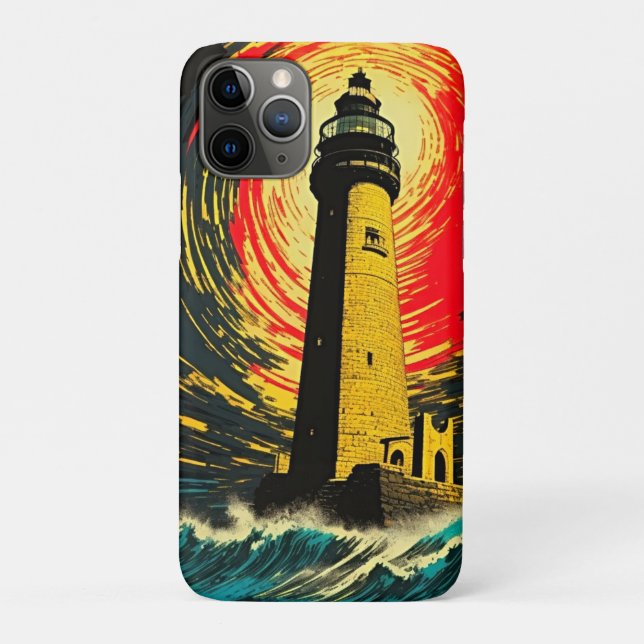 Lighthouse of Alexandria: Space-Time Reality Case-Mate iPhone Case (Back)