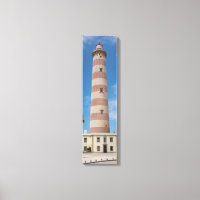 Lighthouse Of Praia da Barra Vertical Canvas Art