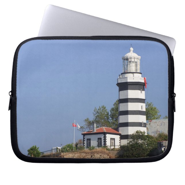Lighthouse of Sile, Istanbul, Turkey Laptop Sleeve (Front)