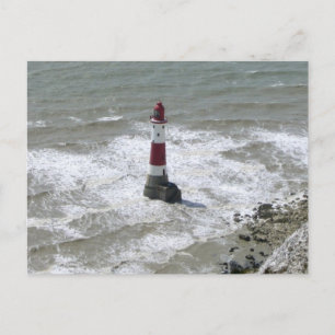 Lighthouse off Beachy Head, East Sussex Postcard