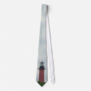 Lighthouse Oil Painting Tie