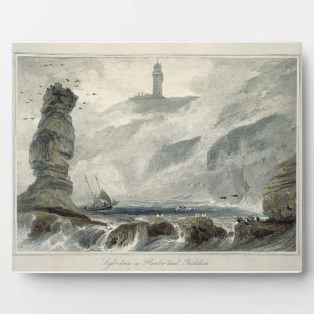 Lighthouse on Flamborough Head, from Volume VI of Plaque (Front)