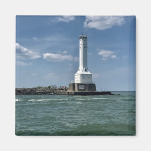Lighthouse on Huron, Ohio Photography  Magnet