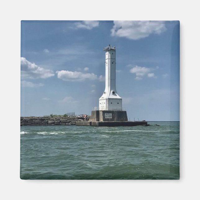 Lighthouse on Huron, Ohio Photography  Magnet (Front)