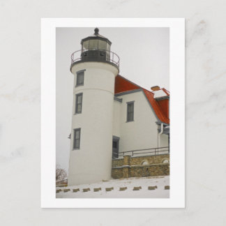Lighthouse on Lake Michigan Postcard