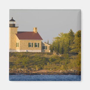 Lighthouse on Lake Superior near Copper Harbour Magnet