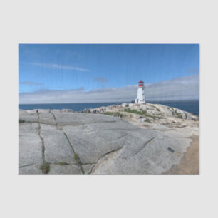 Lighthouse on Peggy's Cove Tissue Paper