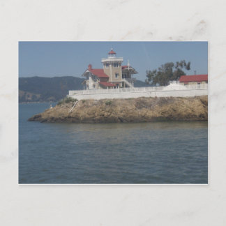 Lighthouse on San Francisco Bay Postcard