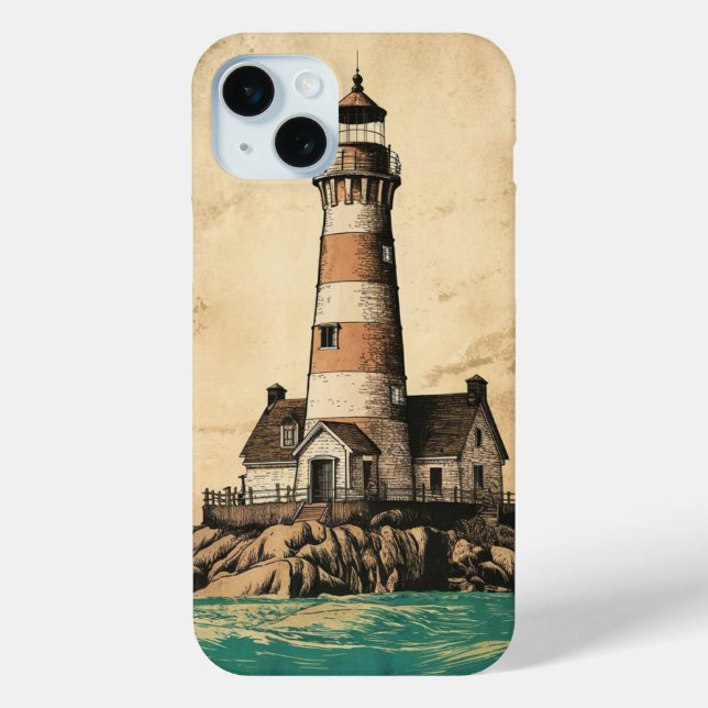 Lighthouse on the coast Case-Mate iPhone case (Back)