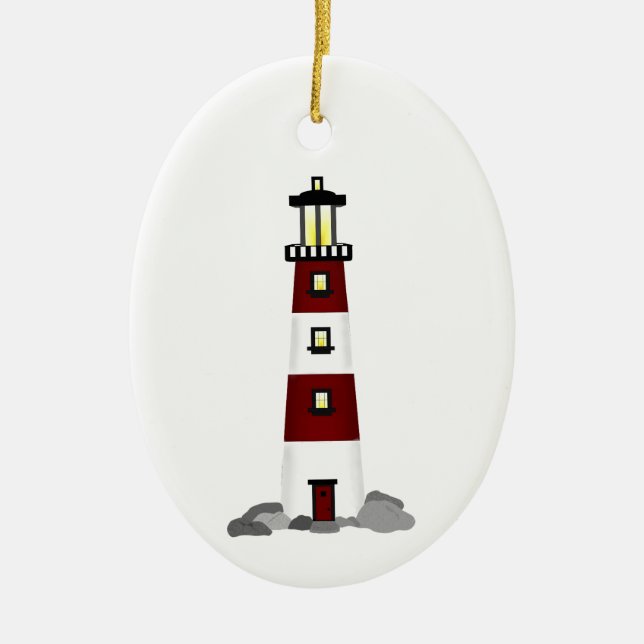 Lighthouse Ornament (Front)