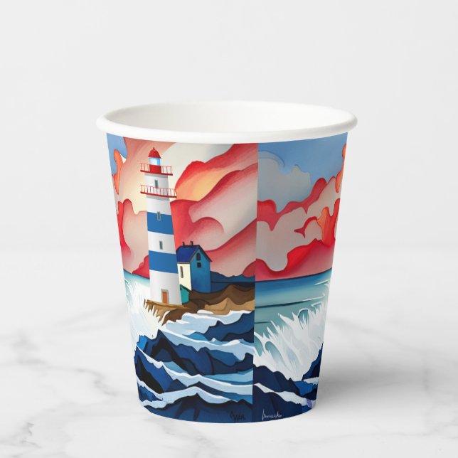 Lighthouse Paper Cups (Front)
