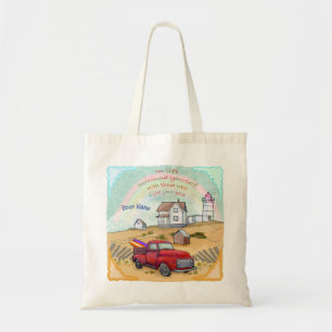 Lighthouse Path Tote Bag