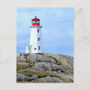 Lighthouse,Peggy's Cove,NS Postcard