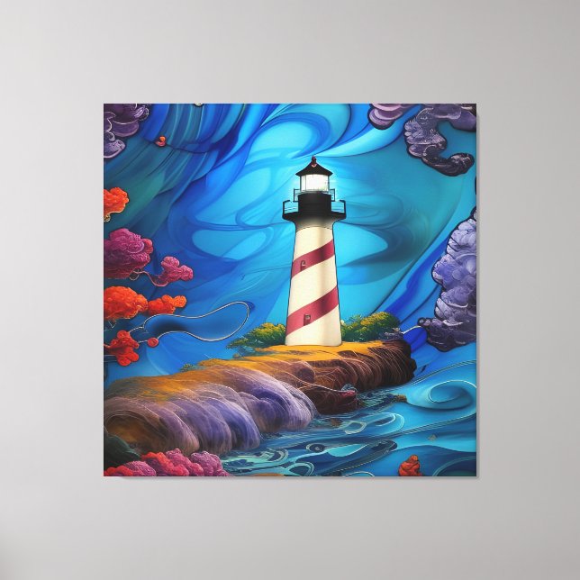 Lighthouse Point  Canvas Print (Front)