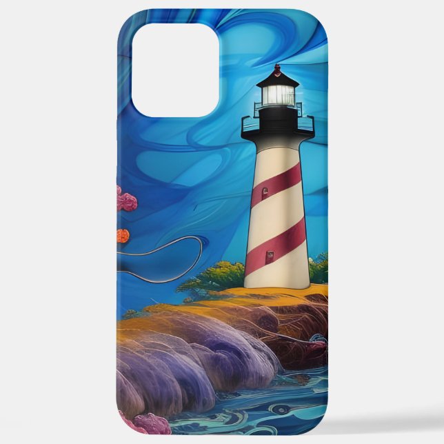Lighthouse Point  iPhone Case (Back)